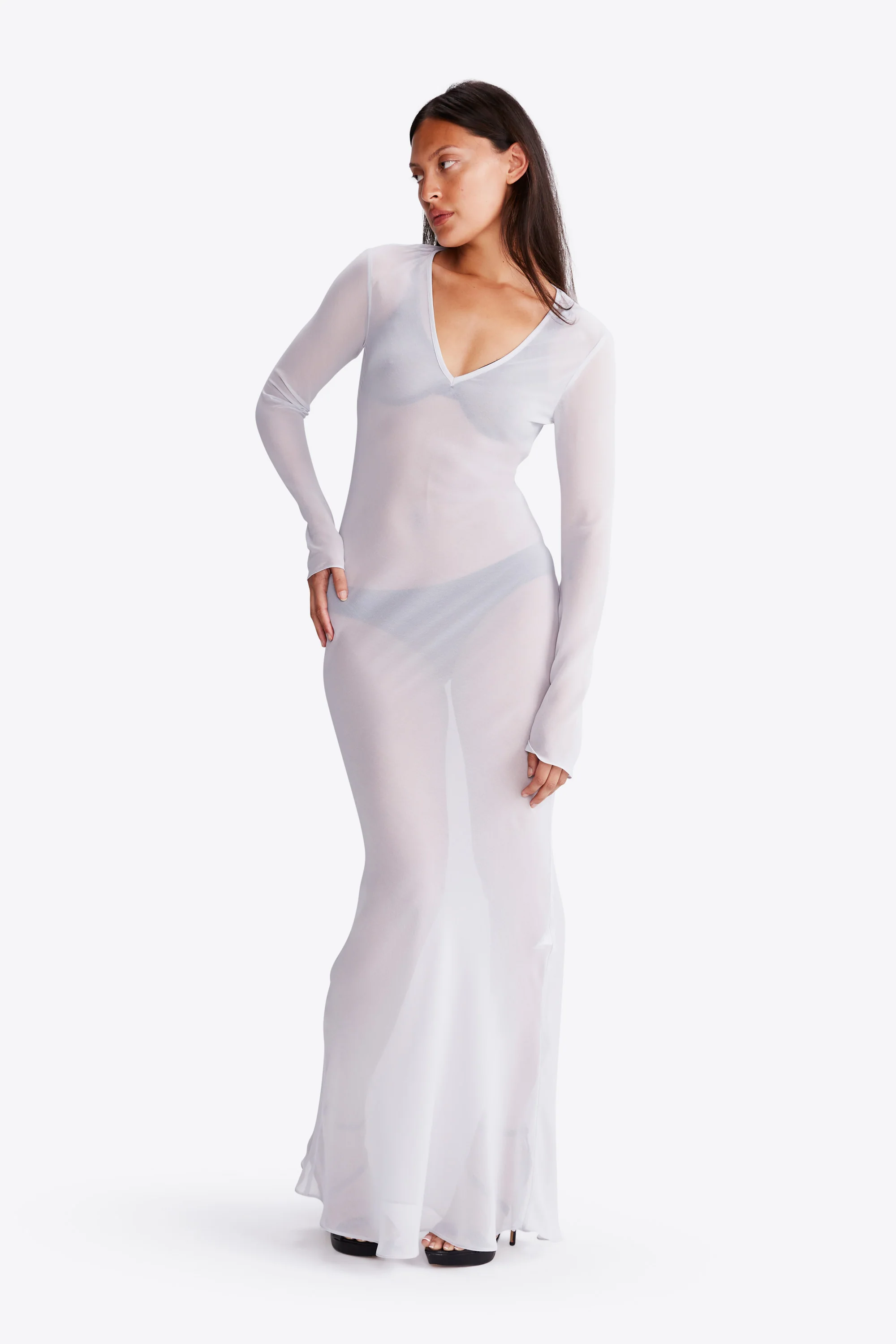 Phoenix Dress - Silver - Image 2