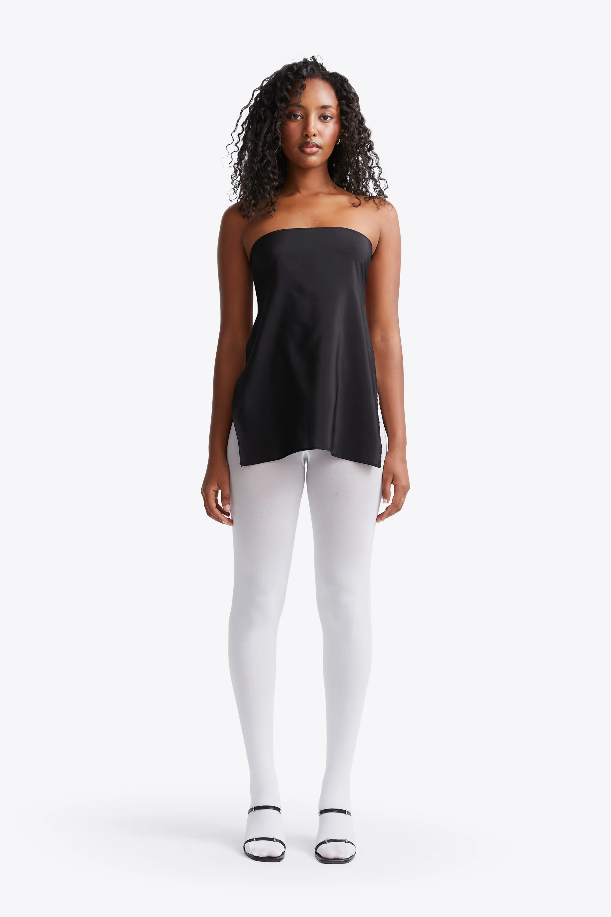 Skye Top - Black Silk