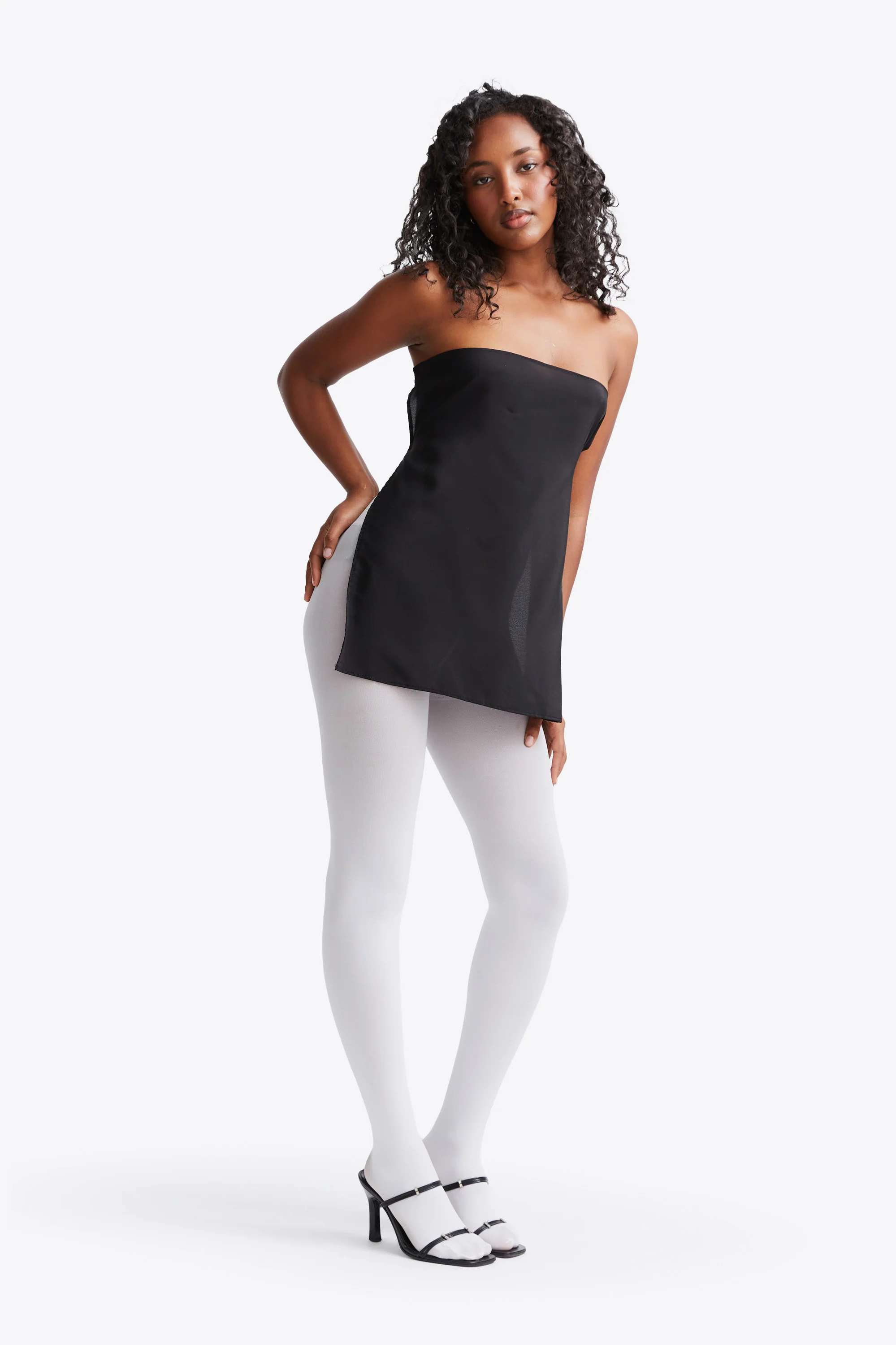 Skye Top - Black Silk - Image 2