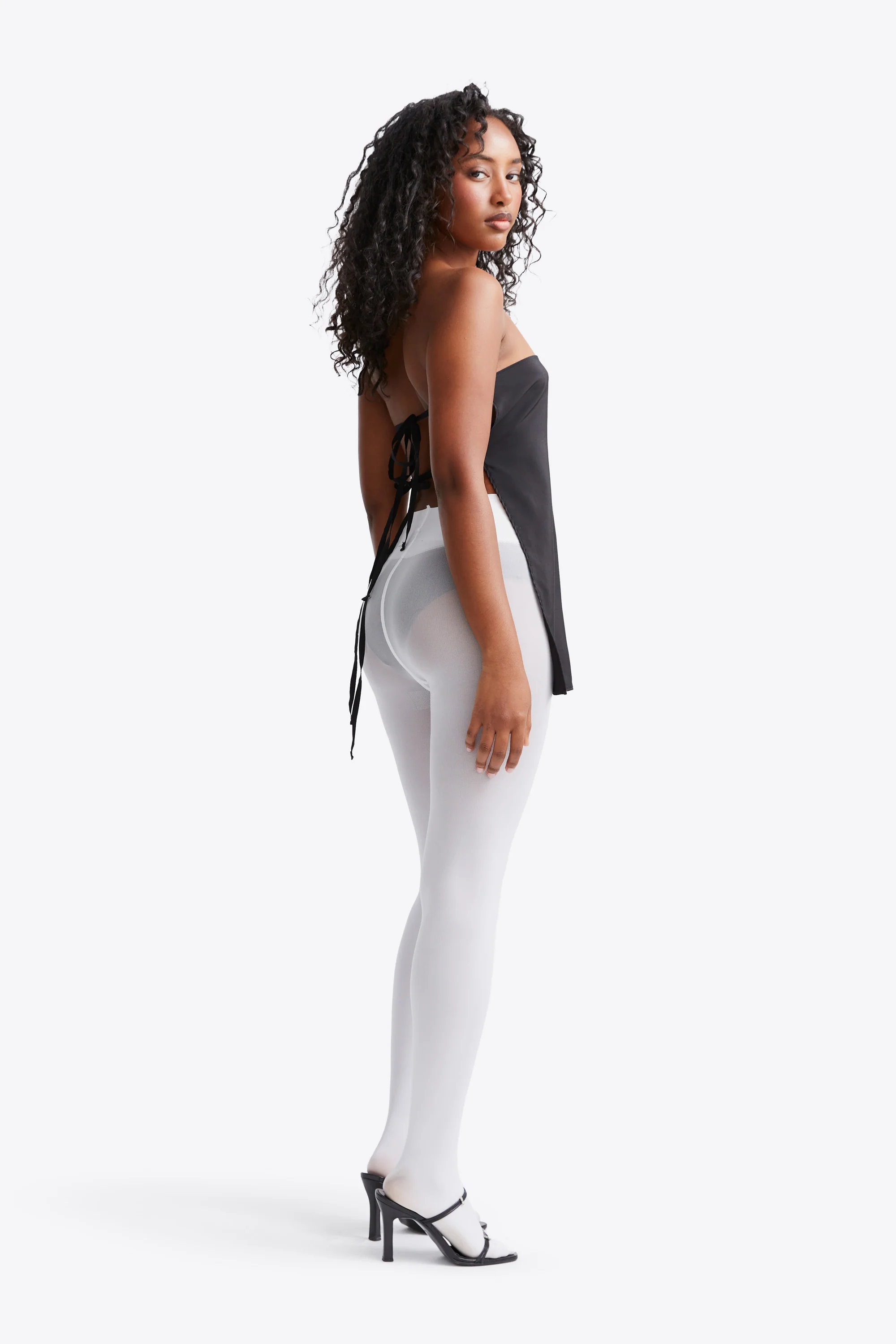 Skye Top - Black Silk - Image 4