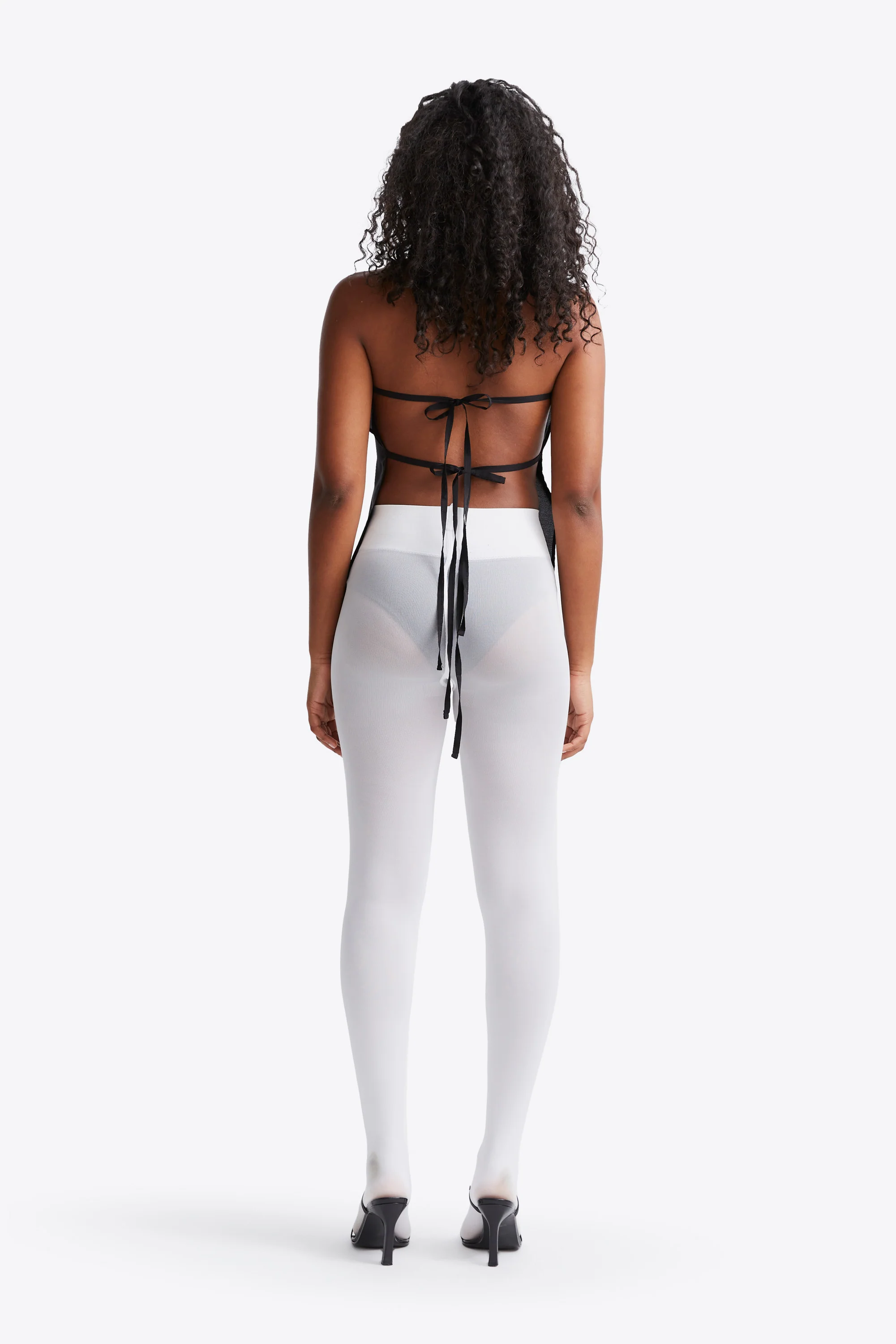 Skye Top - Black Silk - Image 5