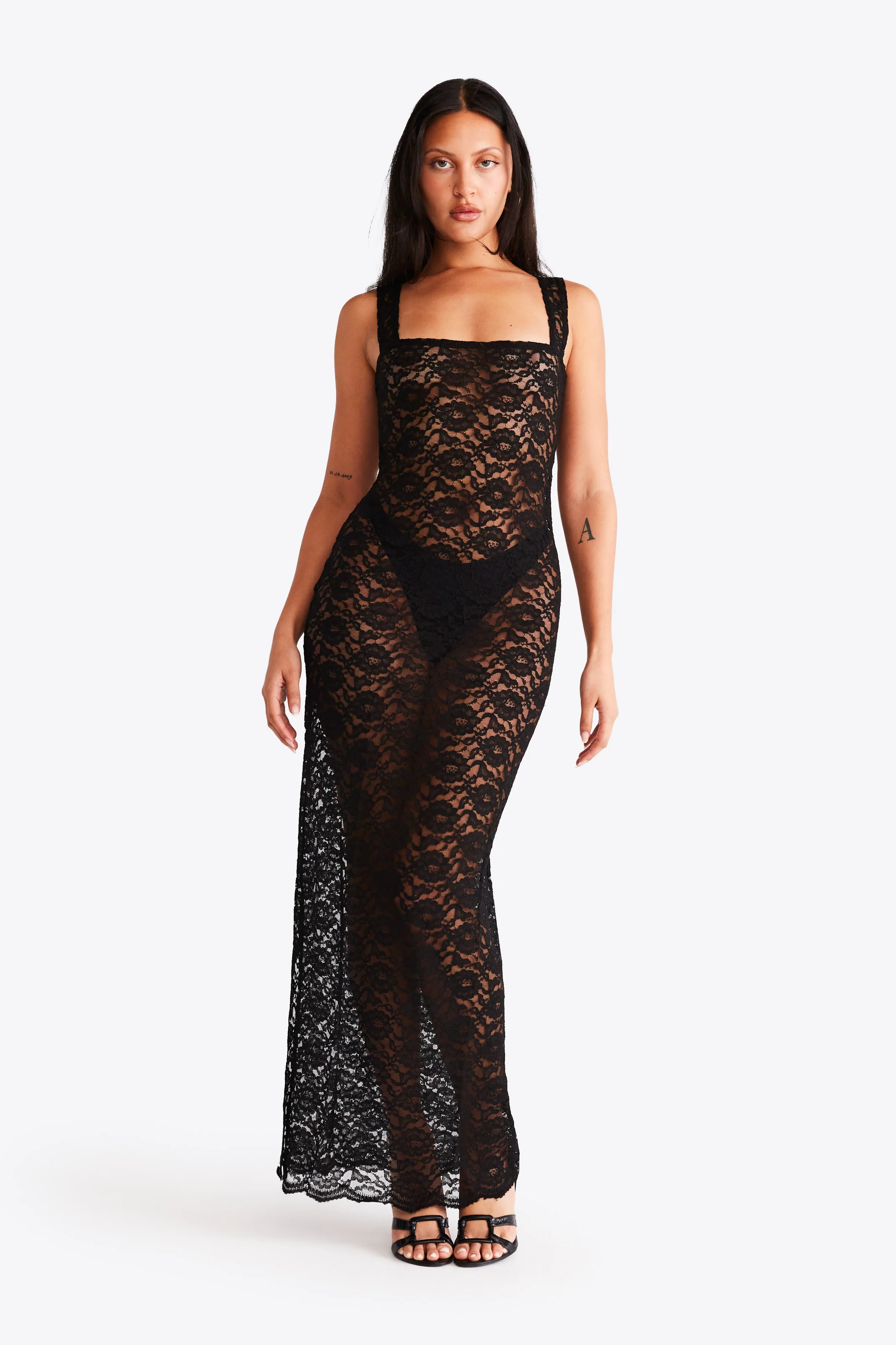 Roya Dress - Black - Image 4
